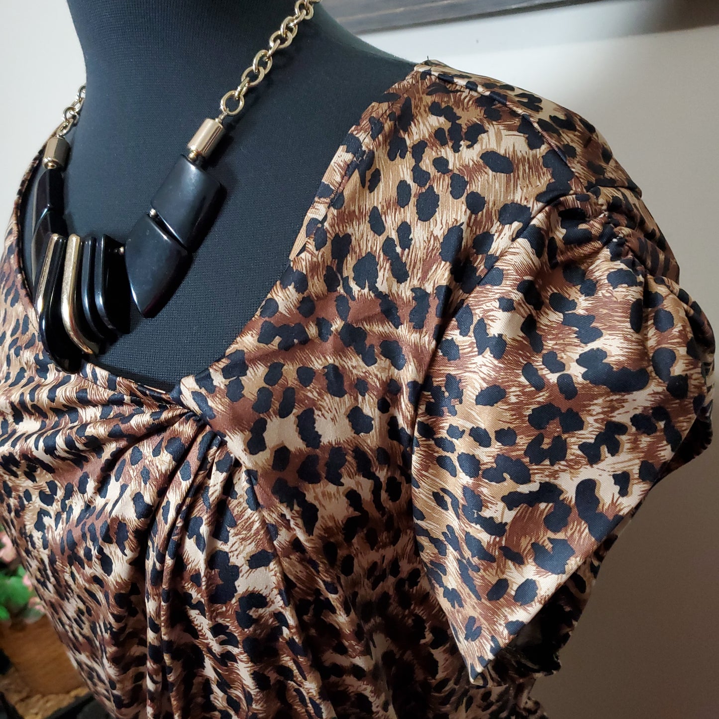 Animal print dress