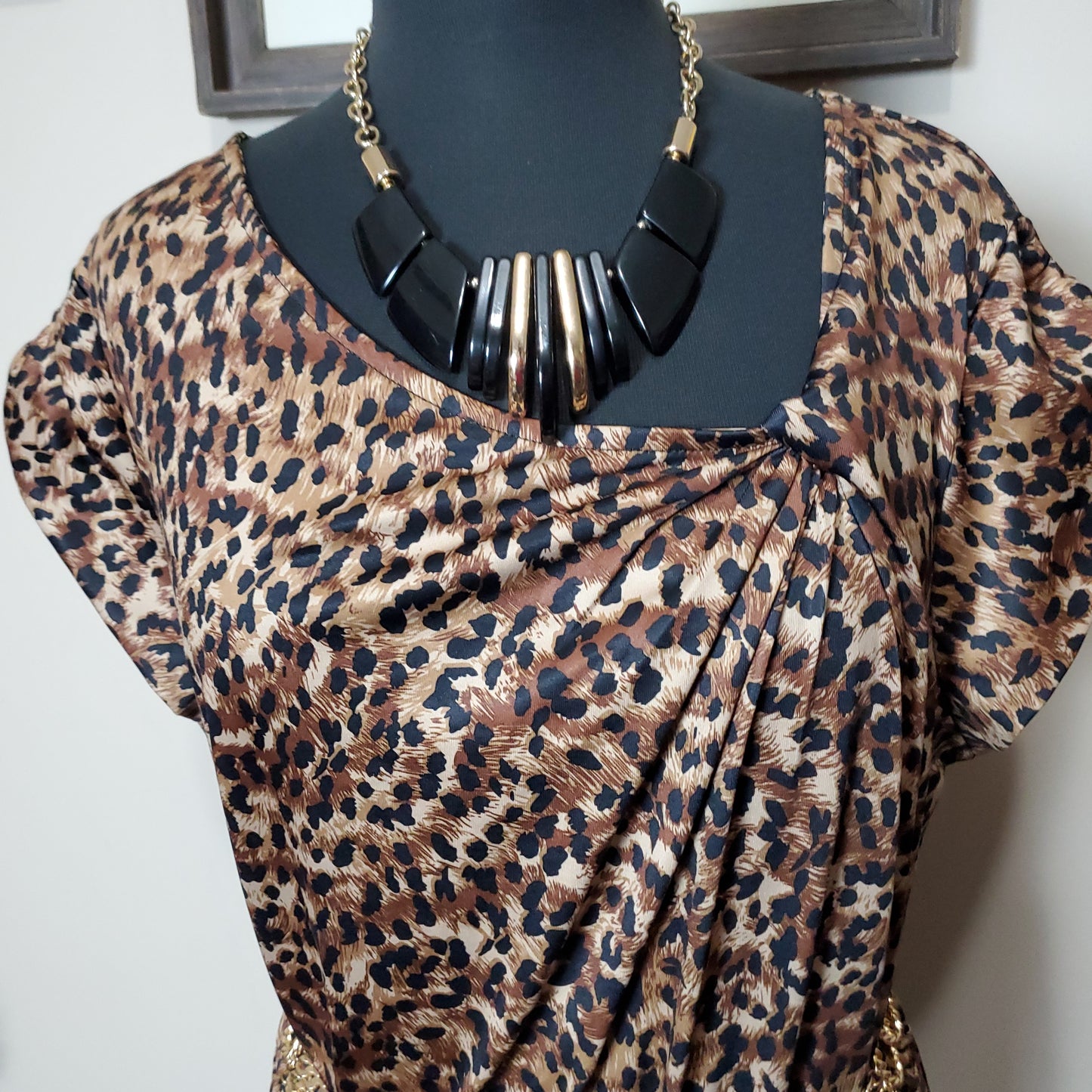 Animal print dress