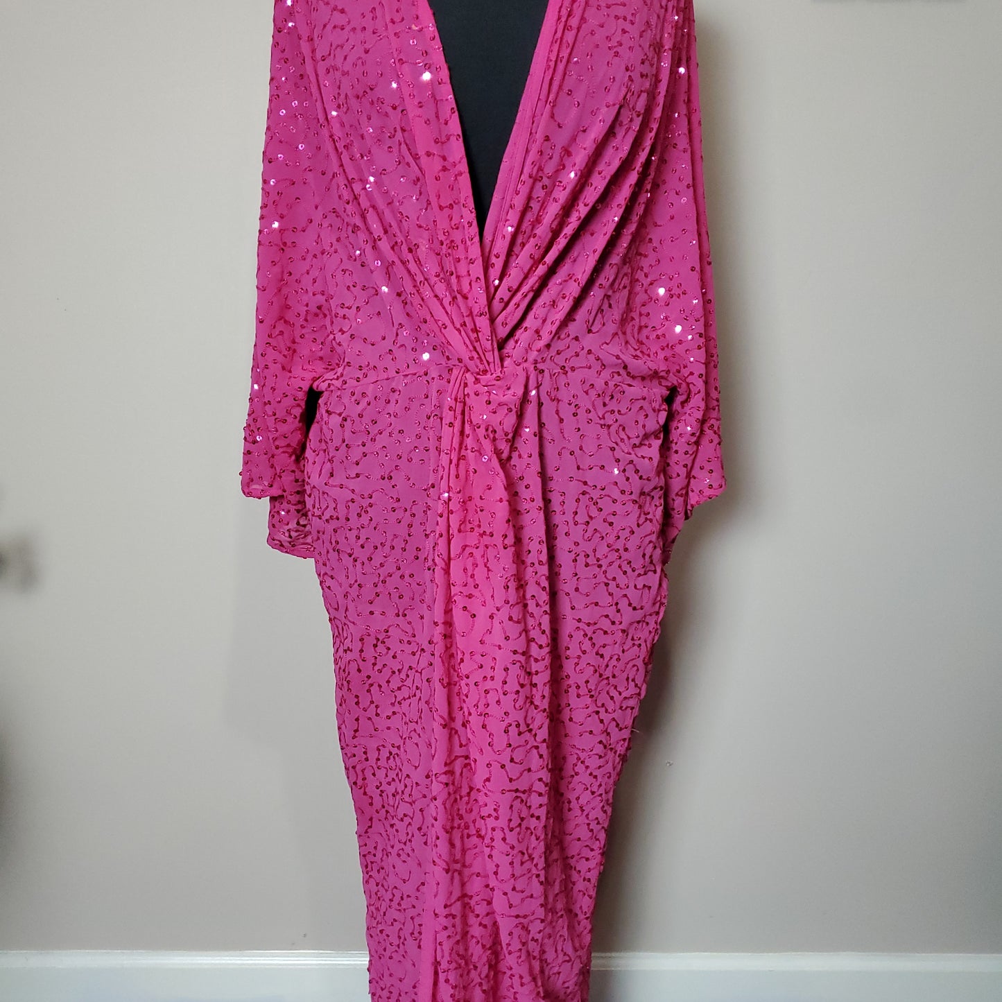 Pink and sequin dress