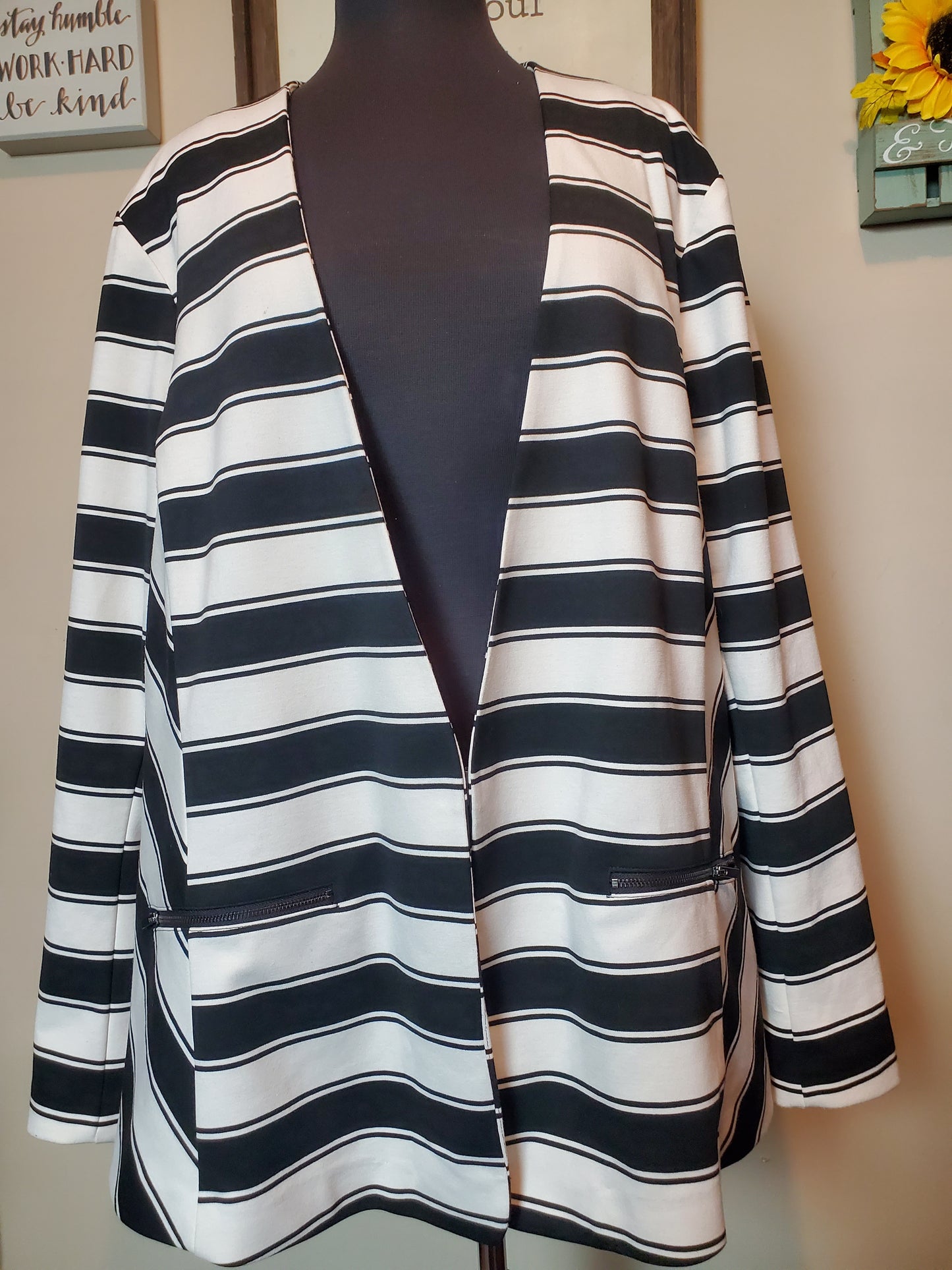 Striped blazer
