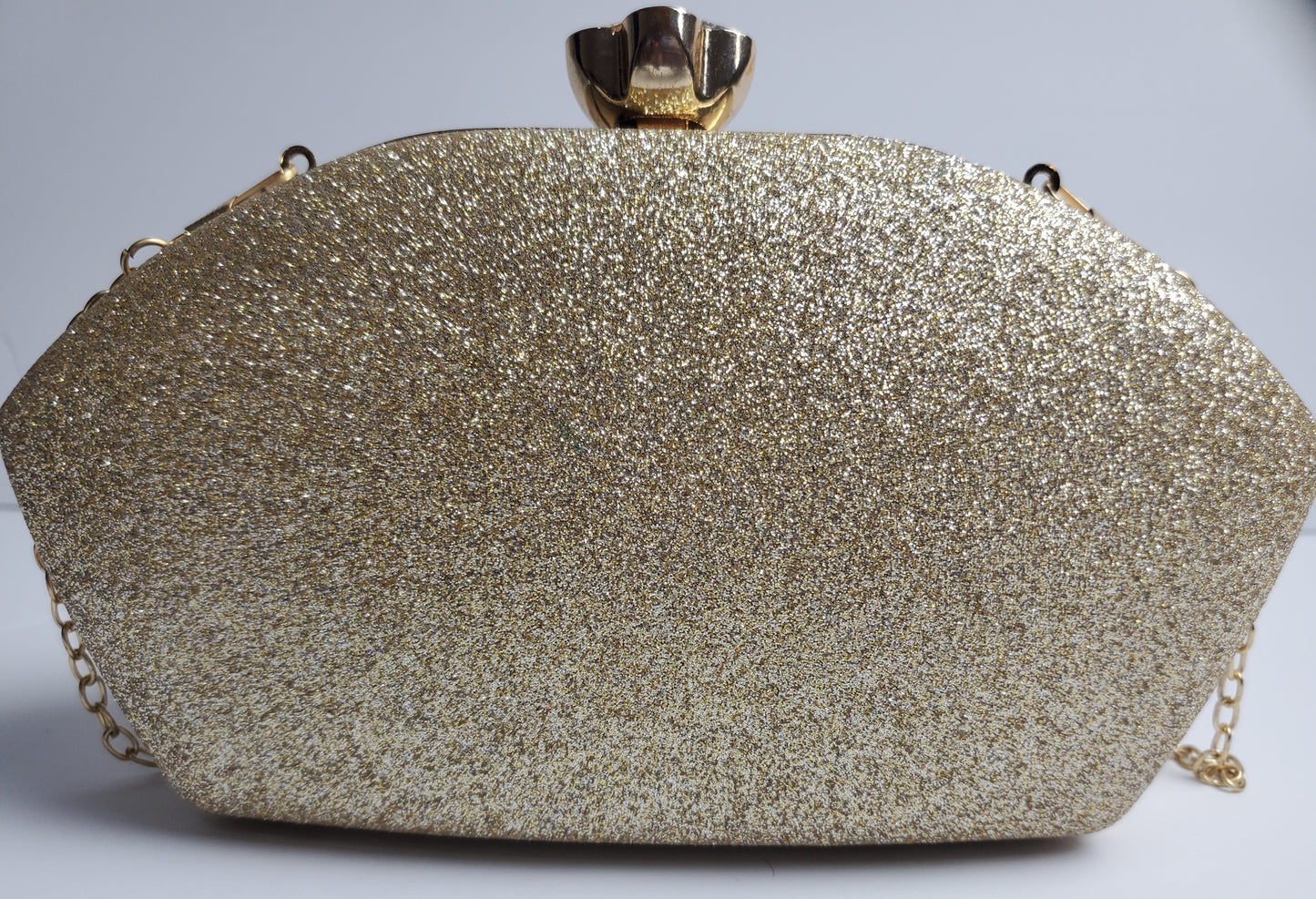 Gold rhinestone purse