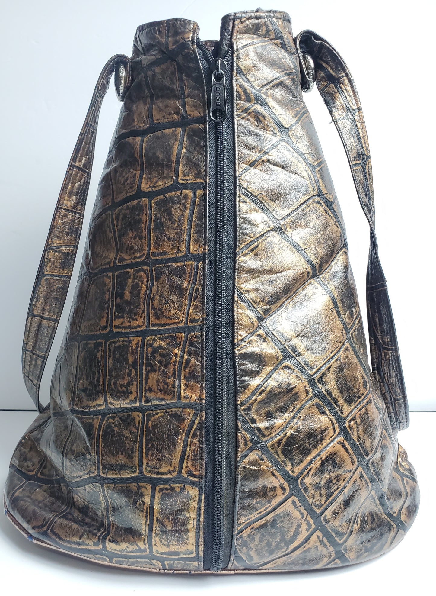 Bronze and Black handbag