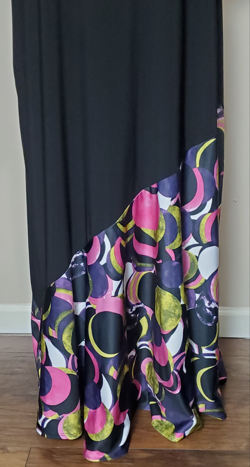 Black maxi dress