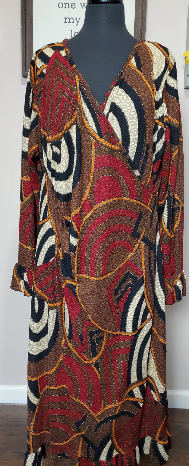 Faux Wrap Dress