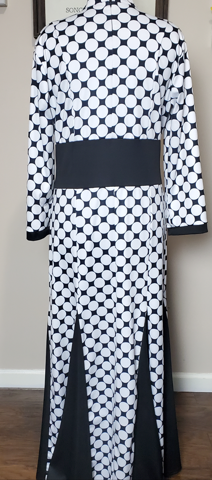 Black and White Polka Dress