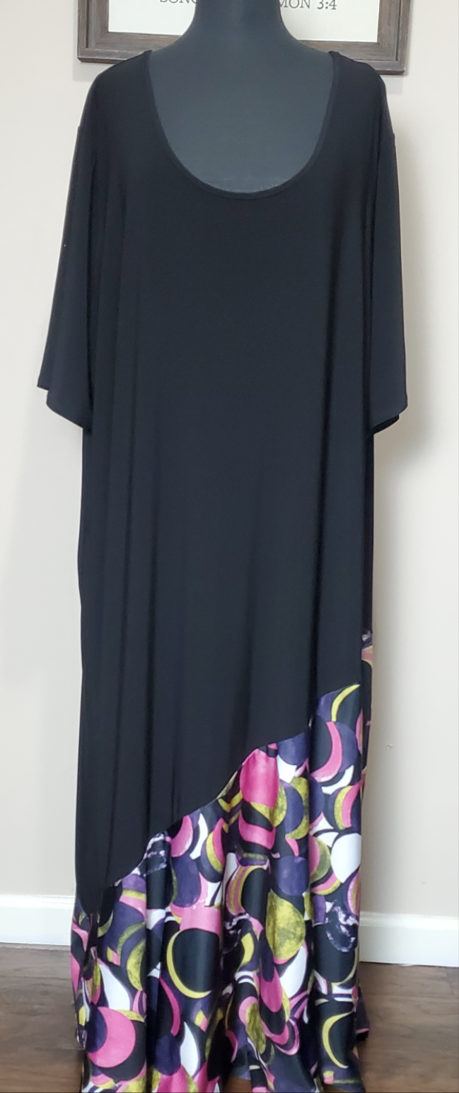 Black maxi dress