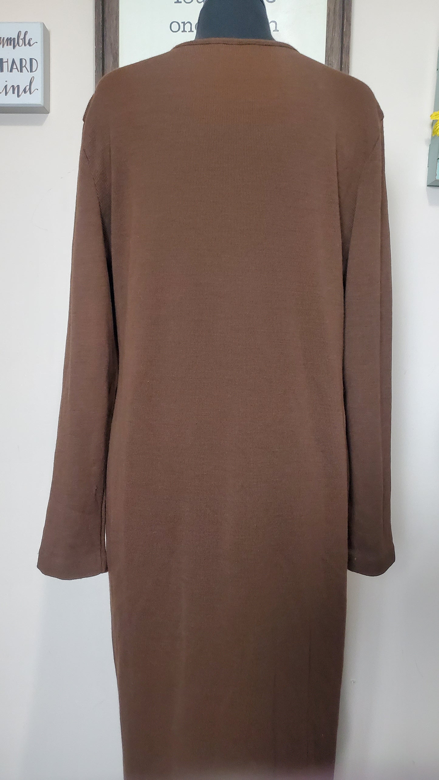 VTG Sunshine/Starshine Animal Print Sweater Dress