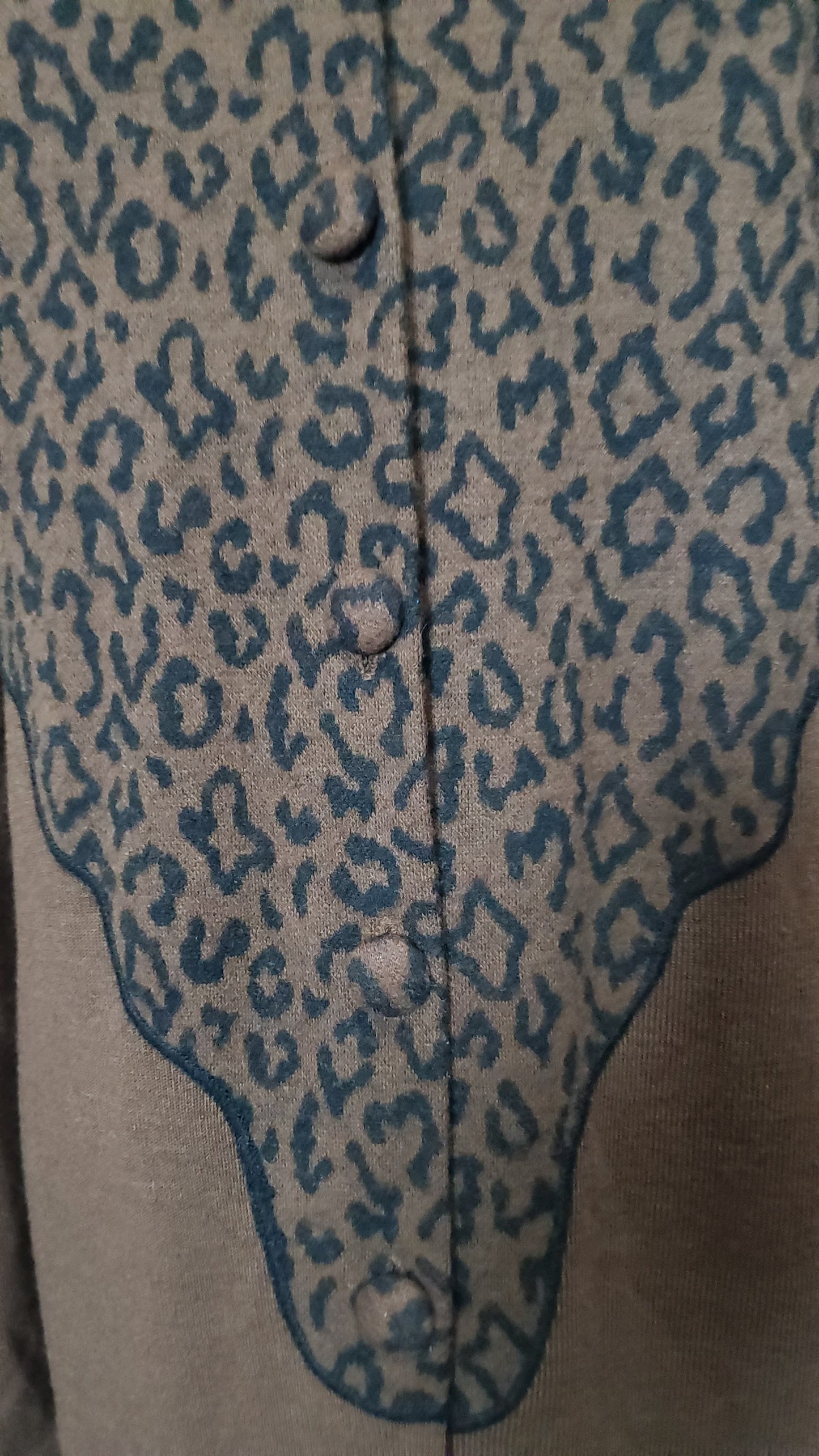 VTG Sunshine/Starshine Animal Print Sweater Dress
