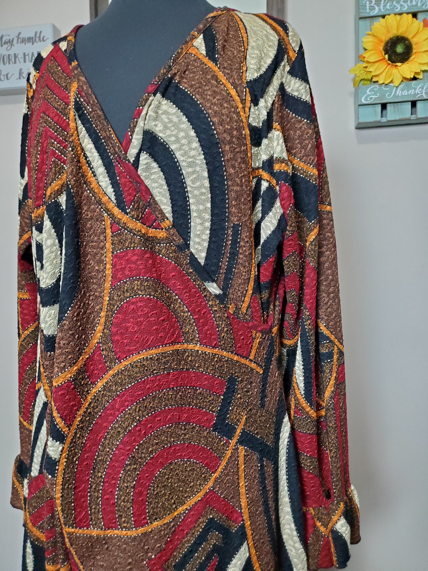 Faux Wrap Dress
