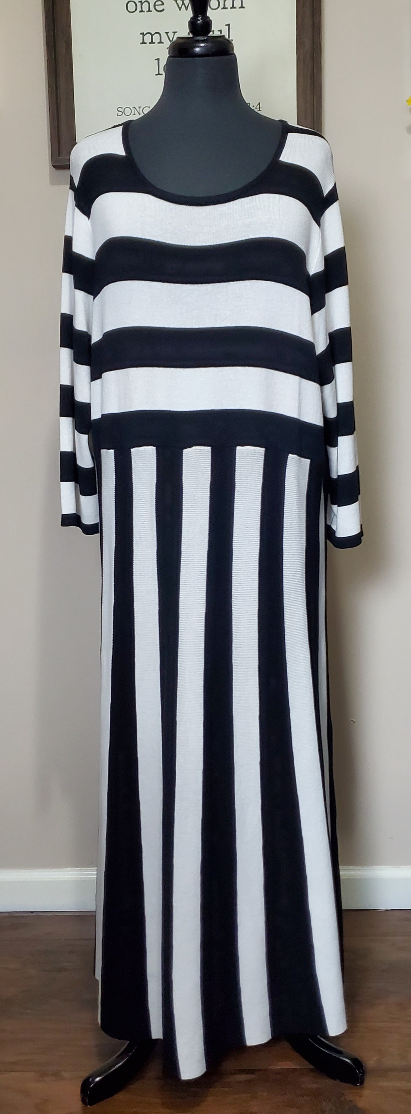 Black and White Dress