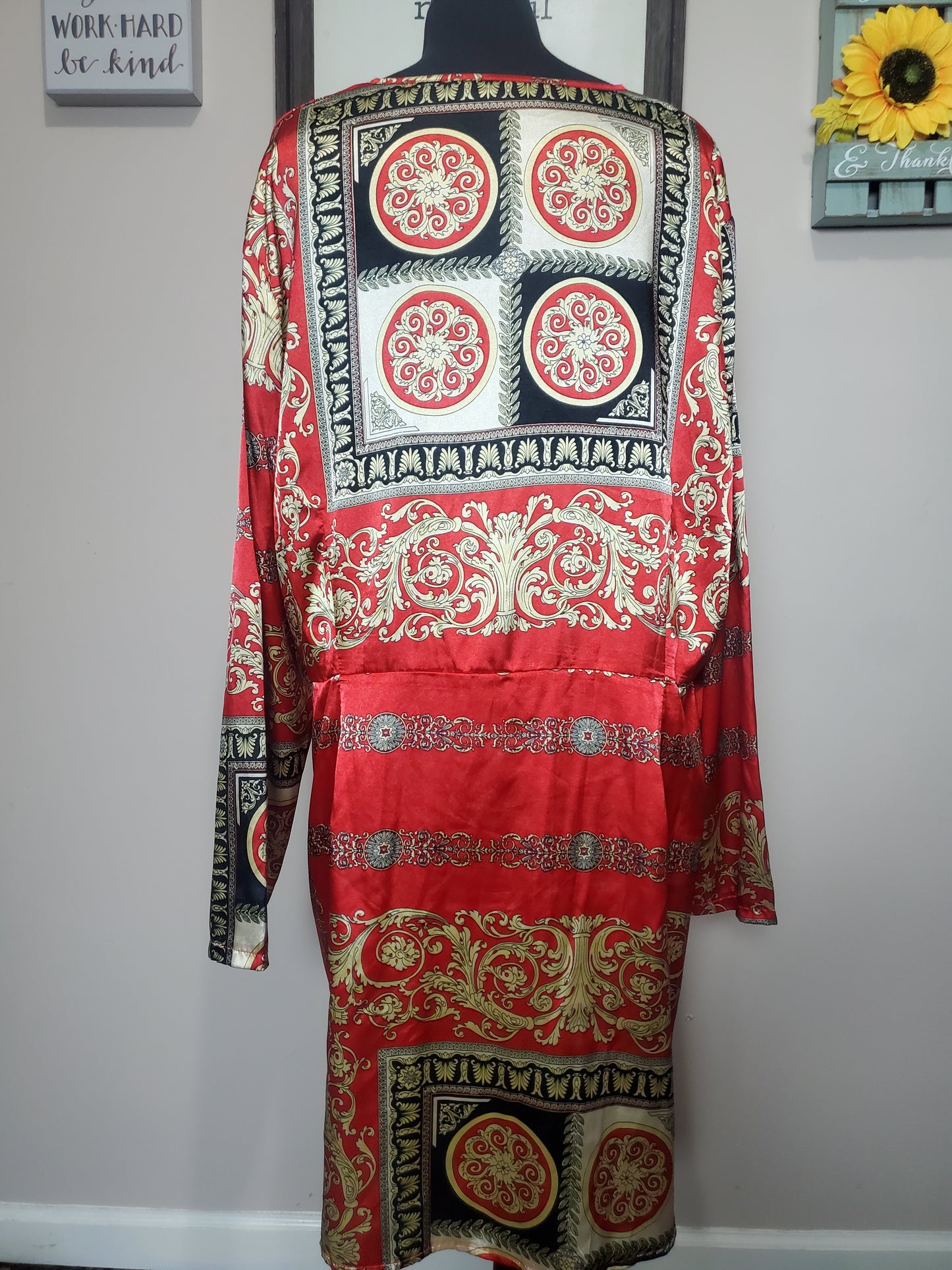Red Wrap Dress
