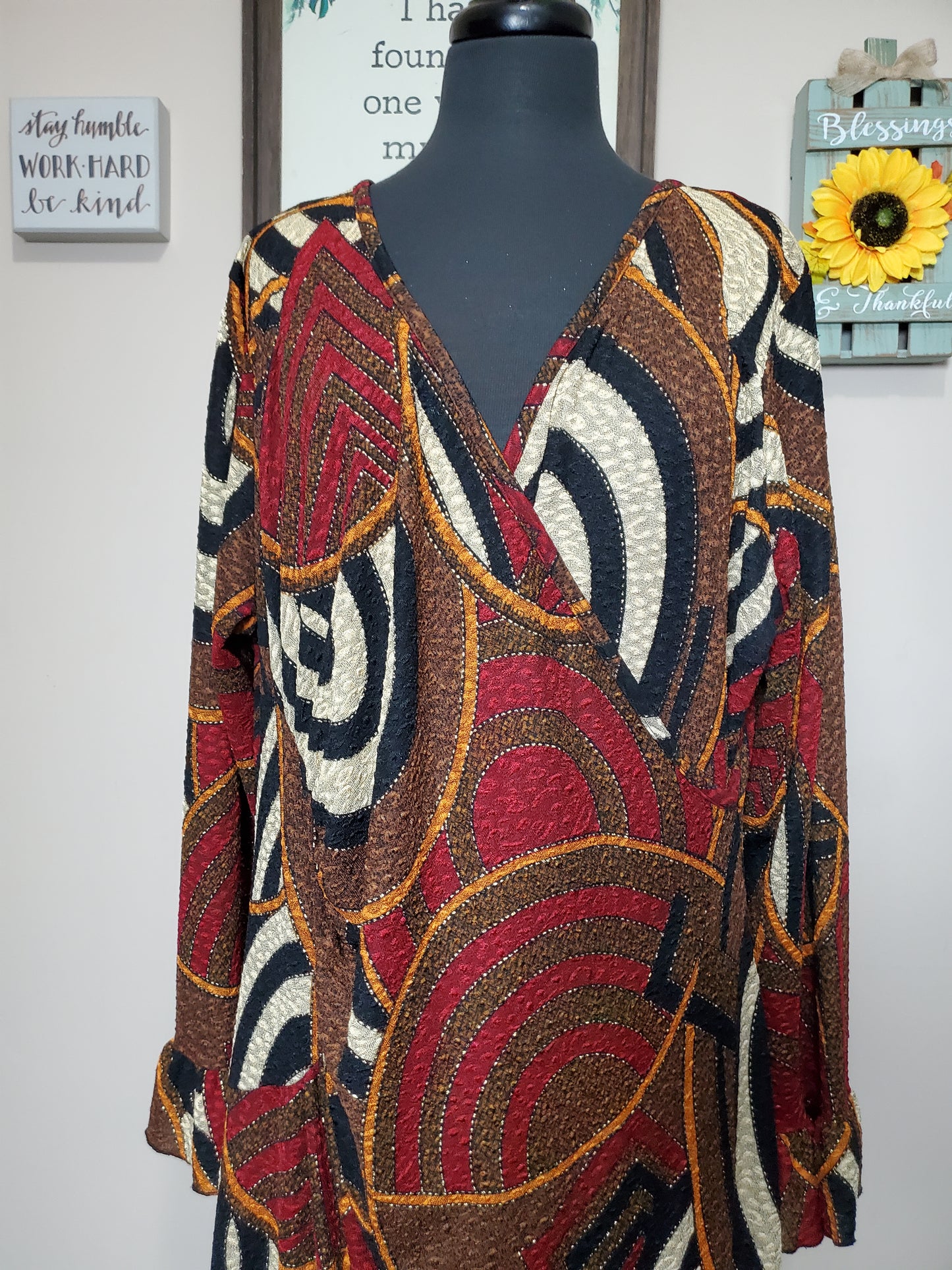 Faux Wrap Dress