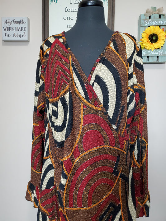 Faux Wrap Dress