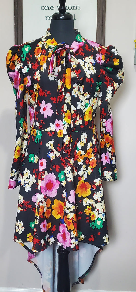 Sexy Diva Floral High Floral Hi Low Dress 2xl