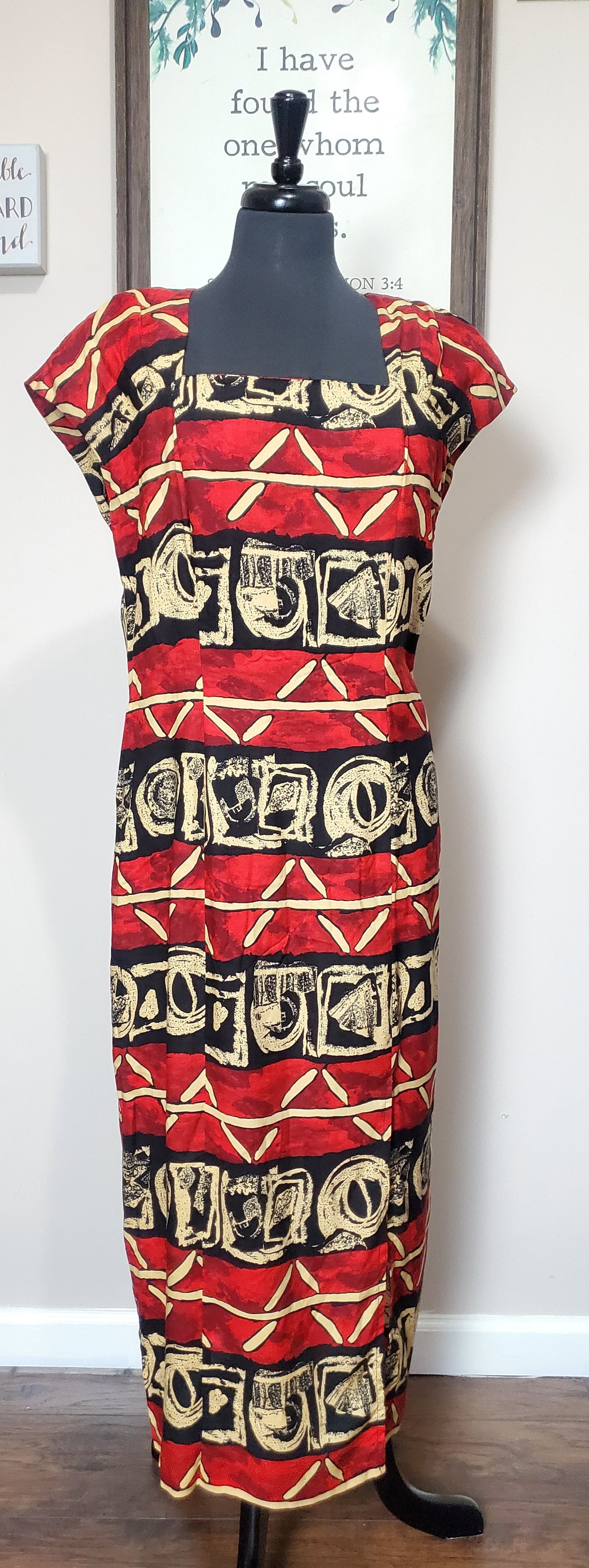 Vintage WNY shoulder pads dress