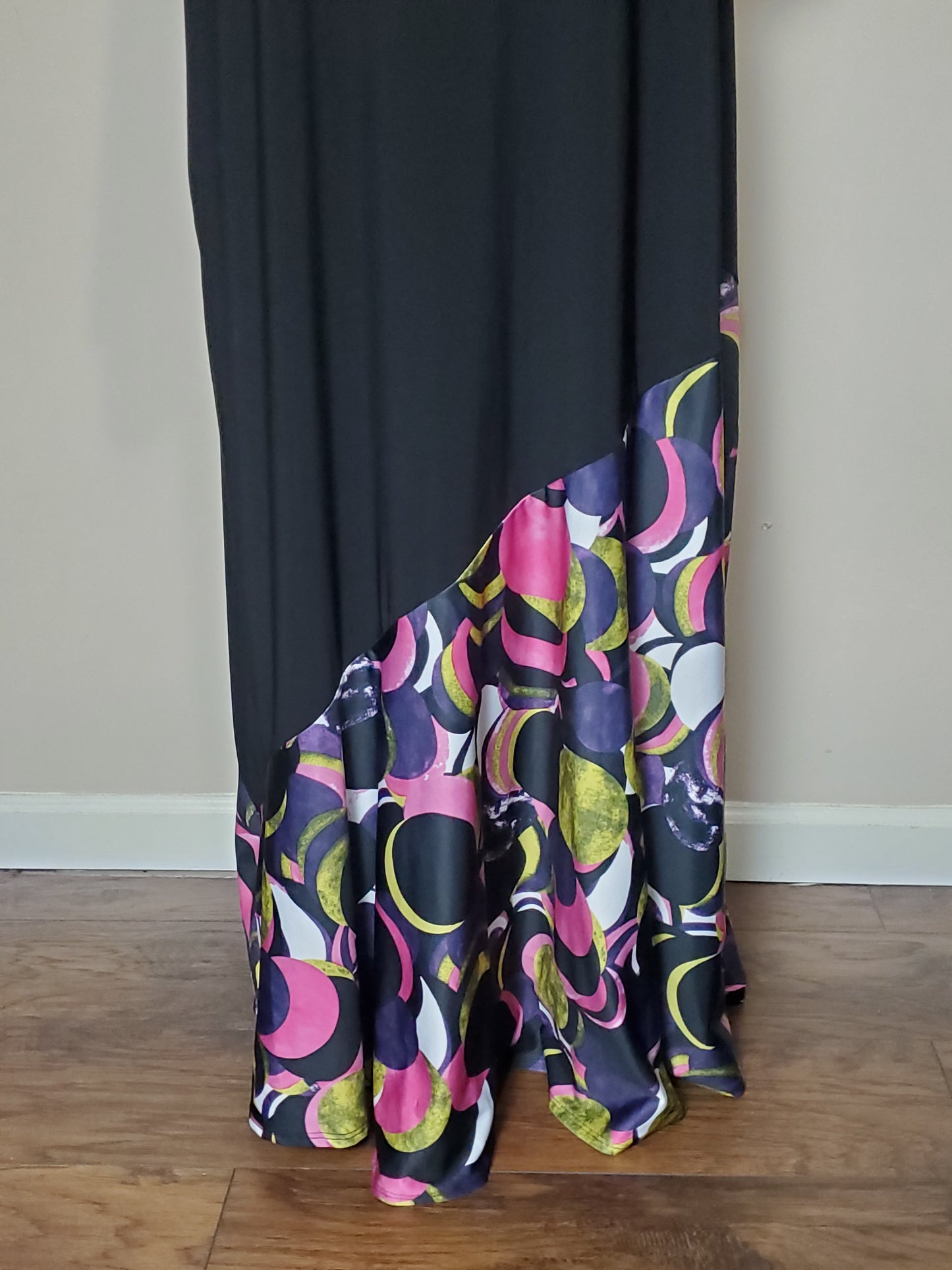 Black maxi dress