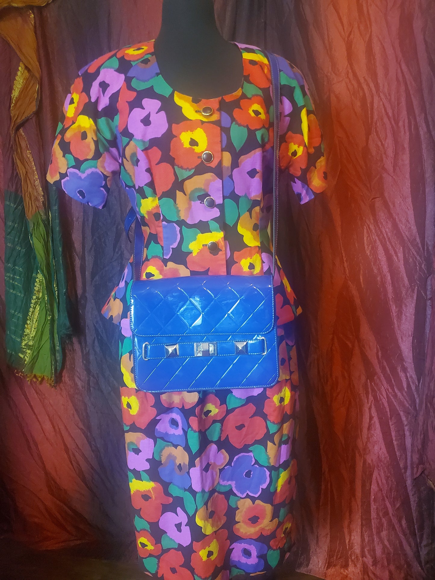 size 14 floral skirt set