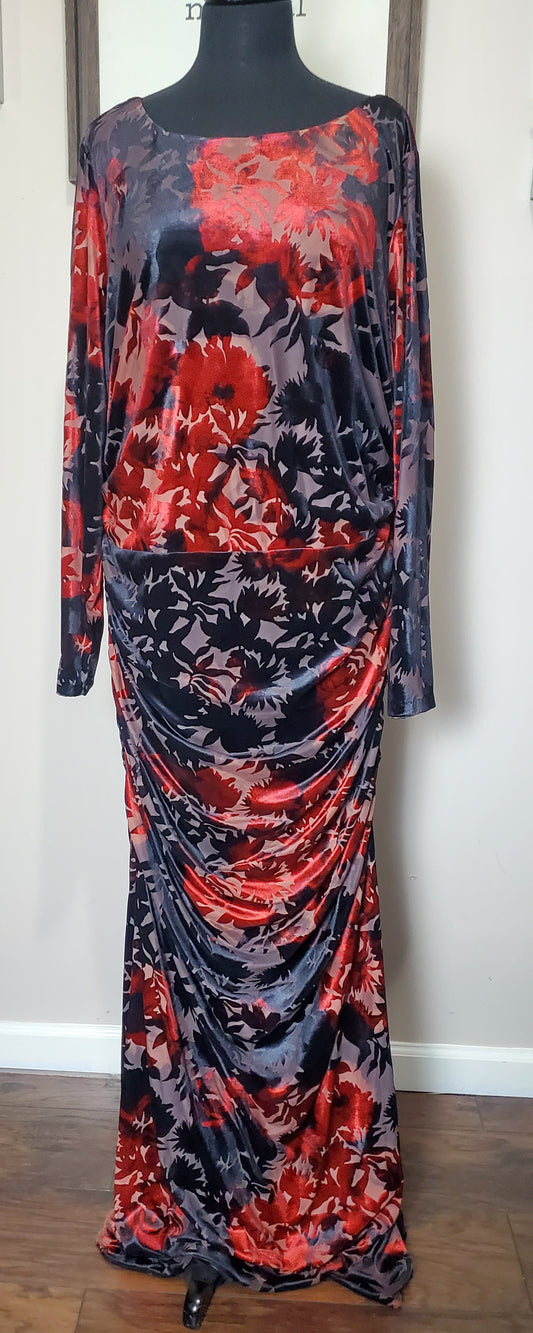 Adrianna Papell 22W Velvet Dress