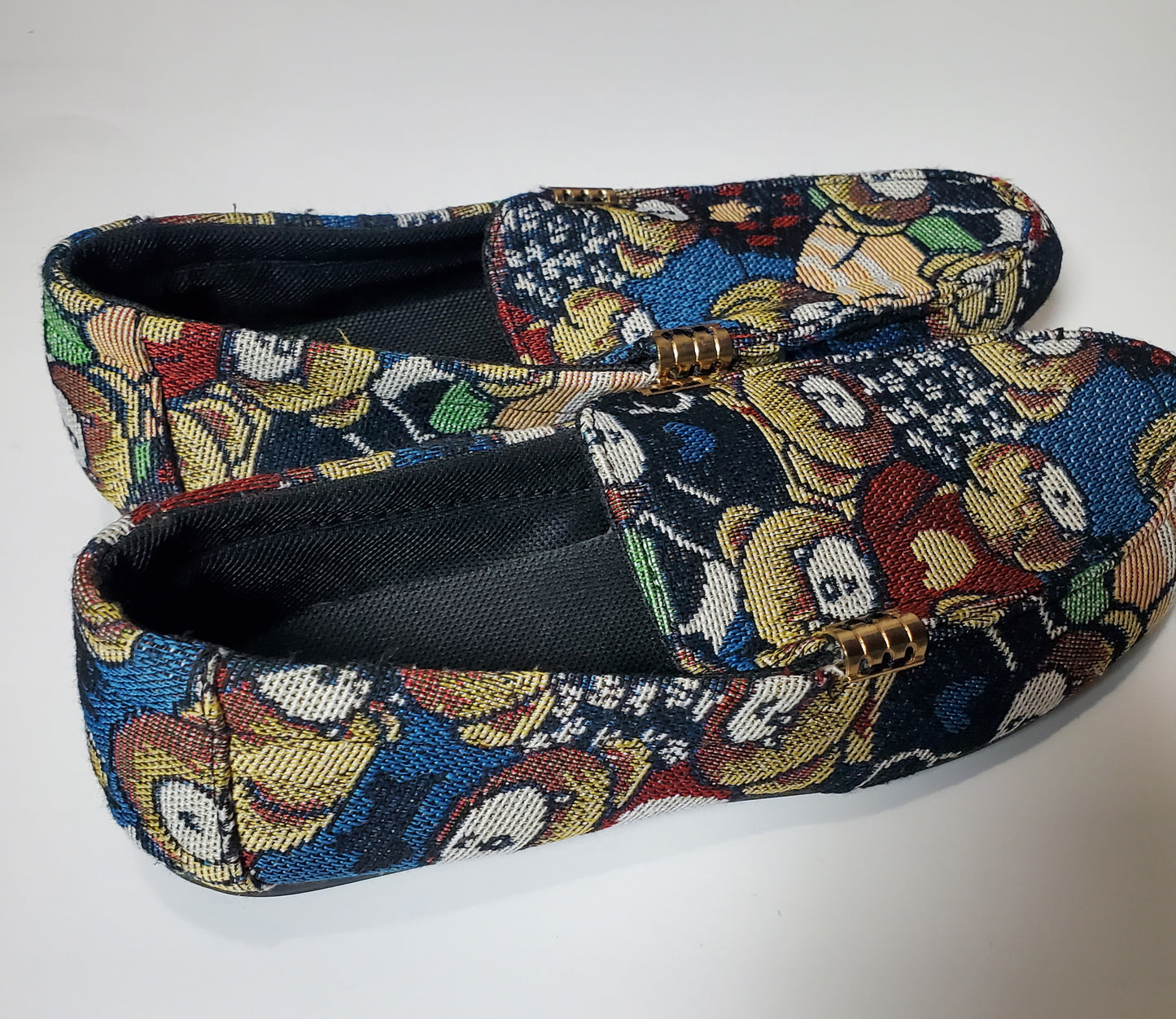 Bear Print Loafers