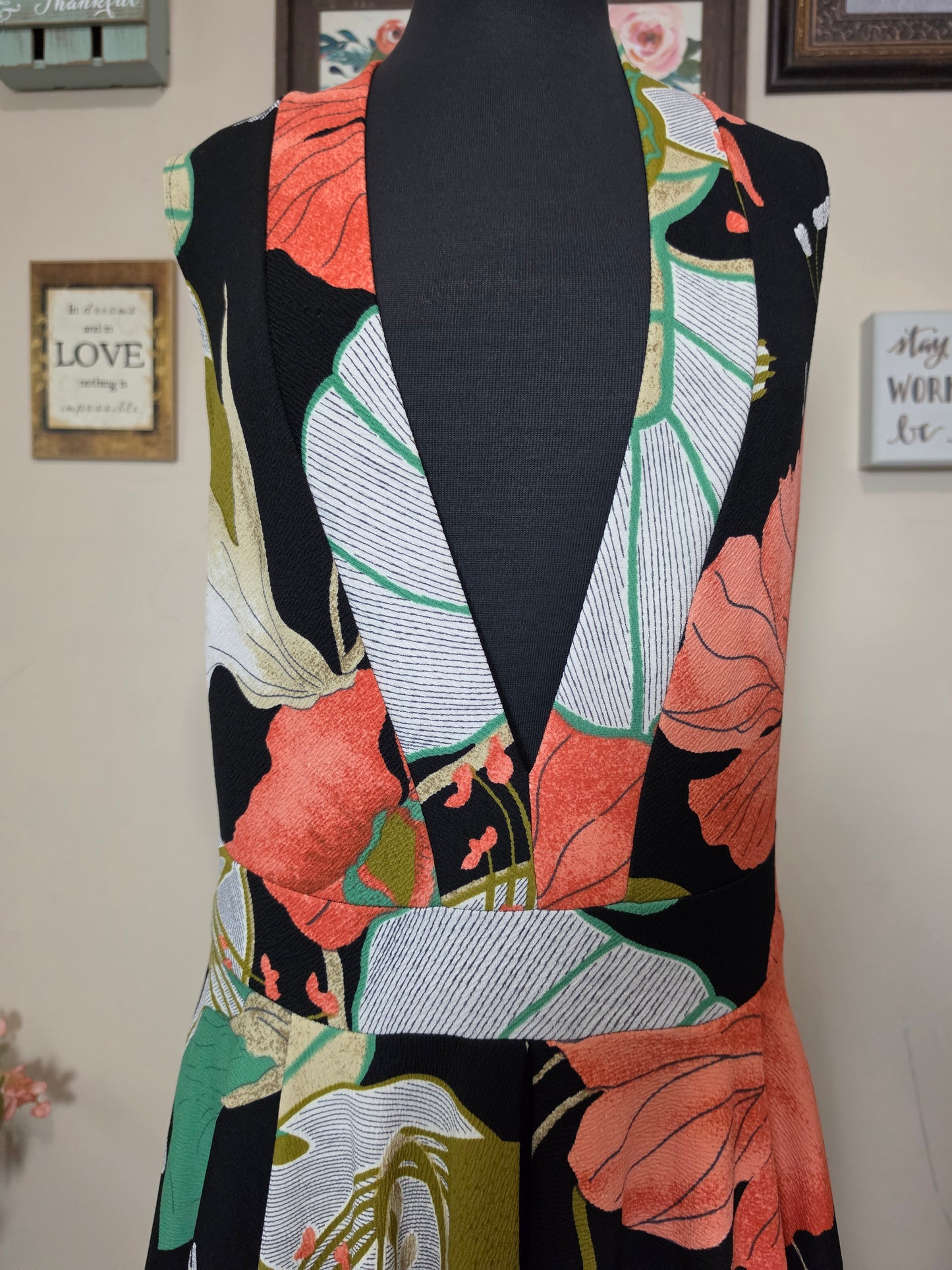 Floral Mini Dress  2xl/16