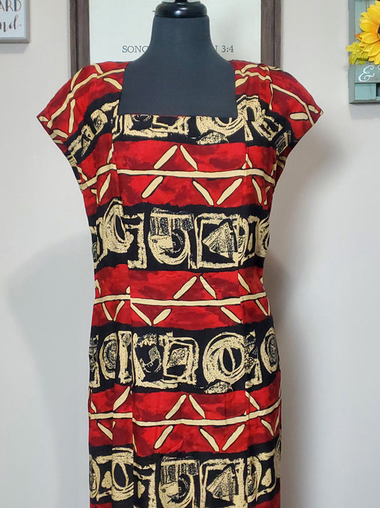 Vintage WNY shoulder pads dress