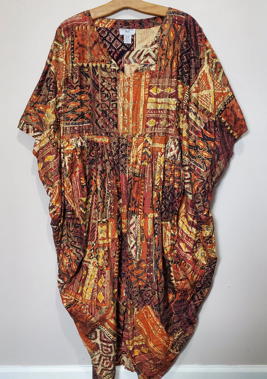 Ethnic Print Dress