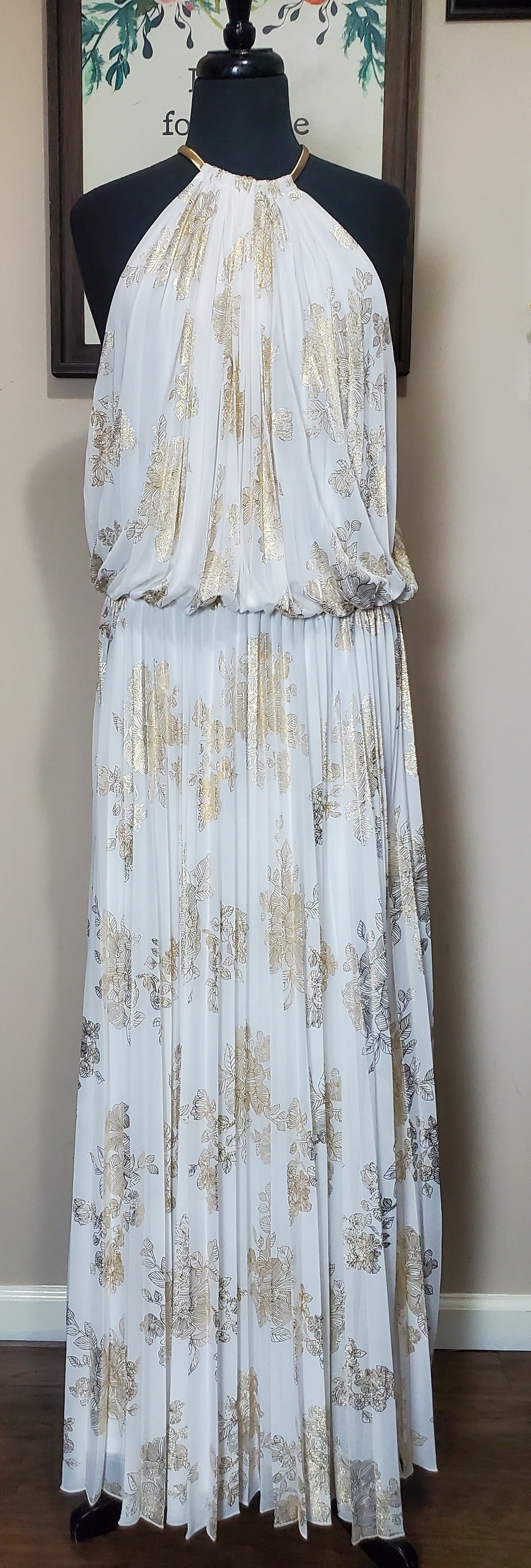 Gold Metallic Halter